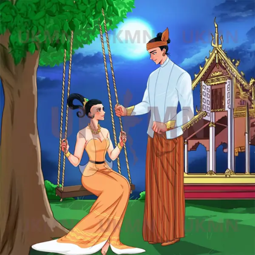 Love story of the Myanmar princess & prince....